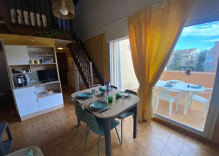 Confortable Pour 6 Avec Terrasse Et Accès Direct à - Fr-1-326-819 Appartamento Marseillan (Herault)